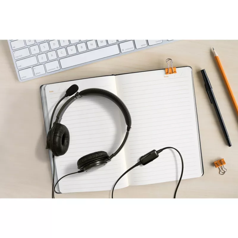 Kensington Classic USB-A headset met microfoon en volumeregeling