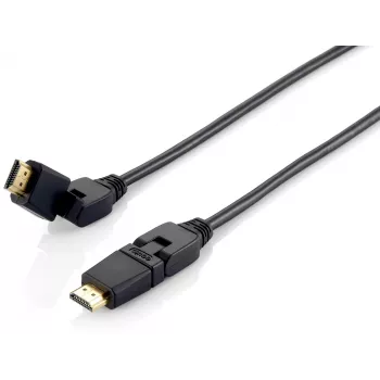 Equip Swivel HDMI 2.0 kabel, 3m, draaibare stekker