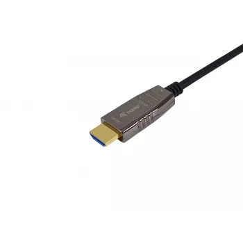 Equip HDMI 2.1 actieve optische kabel, 30 m, 8K/60 Hz, 30 m, HDMI Type-A (standaard), HDMI Type-A (standaard), 3D, Audio Return Channel (ARC), zwart