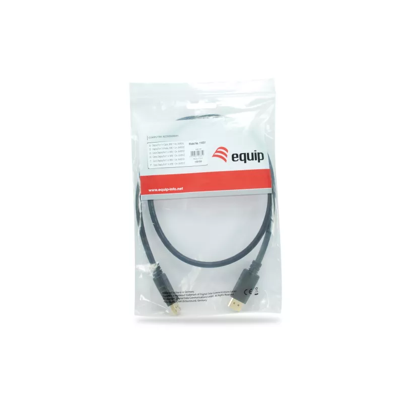 Equip DisplayPort 1.4 kabel, 1 m