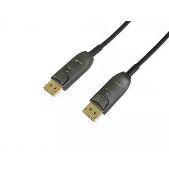 Equip DisplayPort 1.4 actieve optische kabel, 50 m, 8K/60Hz, 50 m, DisplayPort, DisplayPort, stekker, stekker, 7680 x 4320 pixels