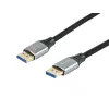 Equip DisplayPort 2.1 premium kabel, 3,0 m, 16K/60 Hz, 54 Gbit/s