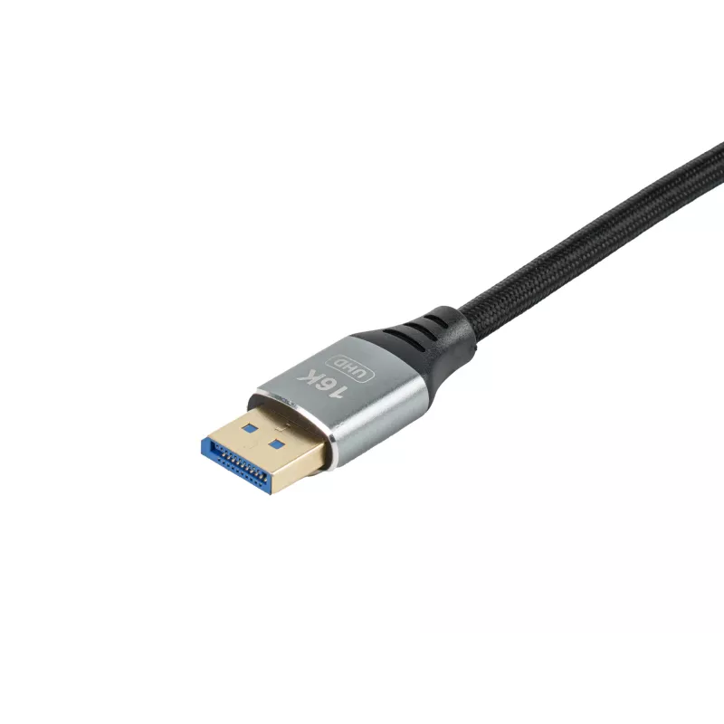 Equip DisplayPort 2.1 premium kabel, 3,0 m, 16K/60 Hz, 54 Gbit/s