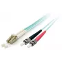 Equip LC/ST glasvezel-patchkabel, OM3, 2 m, 2 m, OM3, LC, ST