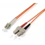 Equip LC/SC 62.5/125μm 1.0m InfiniBand/glasvezelkabel 1 m SC oranje