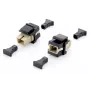 Equip glasvezel-keystone-adapter, SC simplex