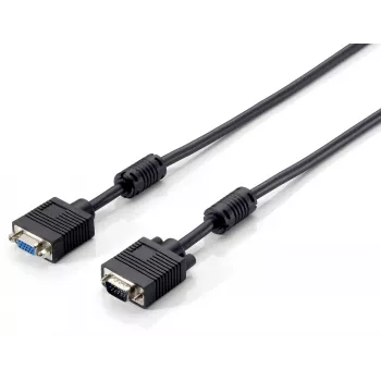 Equip HD15 VGA-verlengkabel, 20 m, VGA (D-Sub), VGA (D-Sub), stekker, bus, zwart