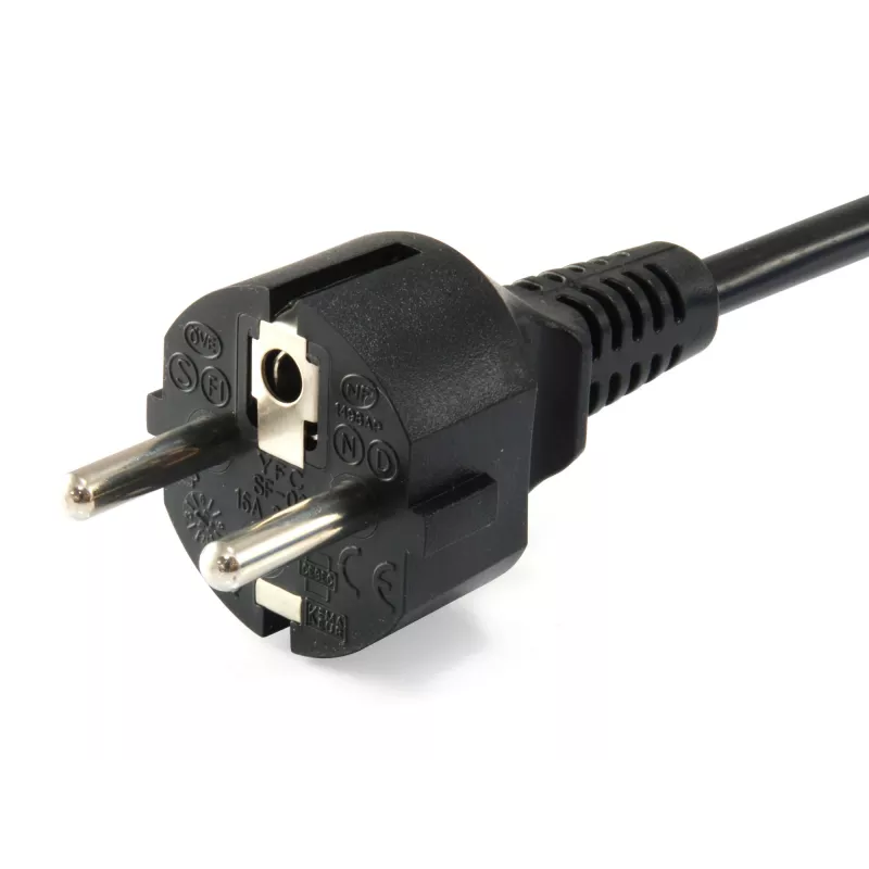 Equip 112151 stroomkabel, zwart, 3 m, netstekker type F, C5-koppeling