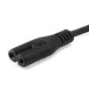 Equip 112161 Zwart 3 m netstekker type C C7-koppeling