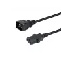 Equip 112140 stroomkabel zwart 1,8 m IEC C20 IEC C13