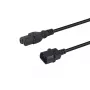 Equip 112171 stroomkabel zwart 3 m C14-koppeling C15-koppeling