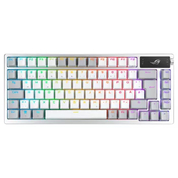 ASUS ROG Azoth witte toetsenbord gaming USB + RF draadloos + Bluetooth QWERTZ Duits