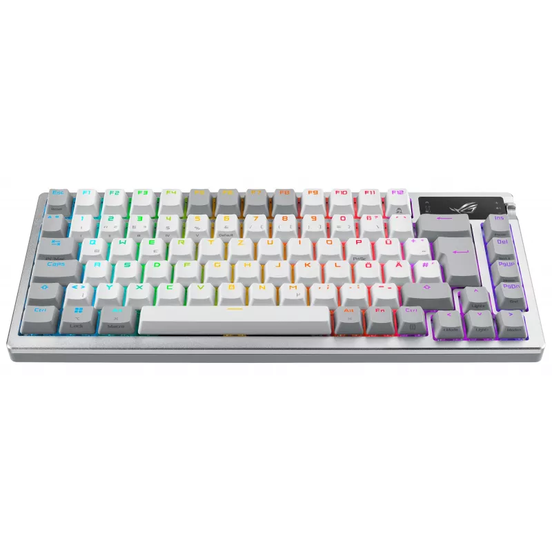 ASUS ROG Azoth witte toetsenbord gaming USB + RF draadloos + Bluetooth QWERTZ Duits
