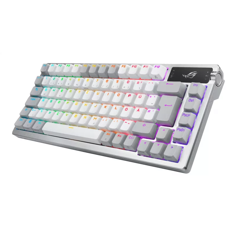 ASUS ROG Azoth witte toetsenbord gaming USB + RF draadloos + Bluetooth QWERTZ Duits