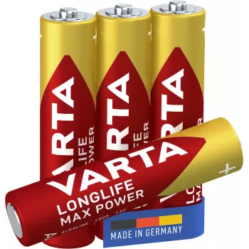 VARTA batterij Longlife Max Power Micro AAA LR03 1x4