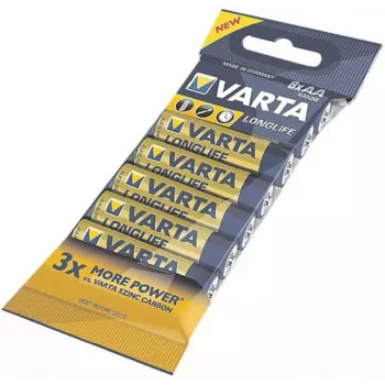 VARTA batterij Longlife AA LR 6 bulkverpakking 1x8