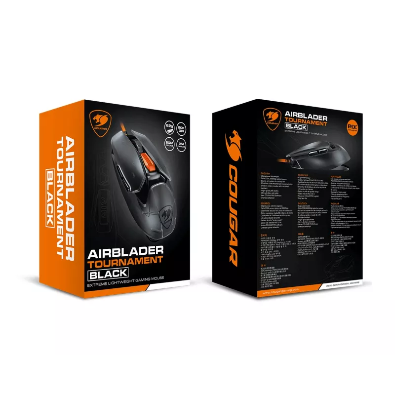 COUGAR gaming-muis AirBlader Tournament, bedraad, zwart