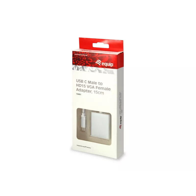 USB Type-C naar HD15 VGA adapter Equip 133451
