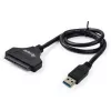 Equip USB 3.0 naar SATA adapter, zwart, 5 Gbit/s, CE, 50 mm, 9,5 mm, 550 mm