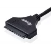 Equip USB 3.0 naar SATA adapter, zwart, 5 Gbit/s, CE, 50 mm, 9,5 mm, 550 mm