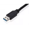 Equip USB 3.0 naar SATA adapter, zwart, 5 Gbit/s, CE, 50 mm, 9,5 mm, 550 mm