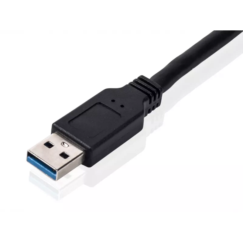 Equip USB 3.0 naar SATA adapter, zwart, 5 Gbit/s, CE, 50 mm, 9,5 mm, 550 mm