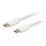 Equip Platinum USB Type-C kabel, 2 m, USB C, USB C, USB 3.2 Gen 2 (3.1 Gen 2), 10 Gbit/s, wit