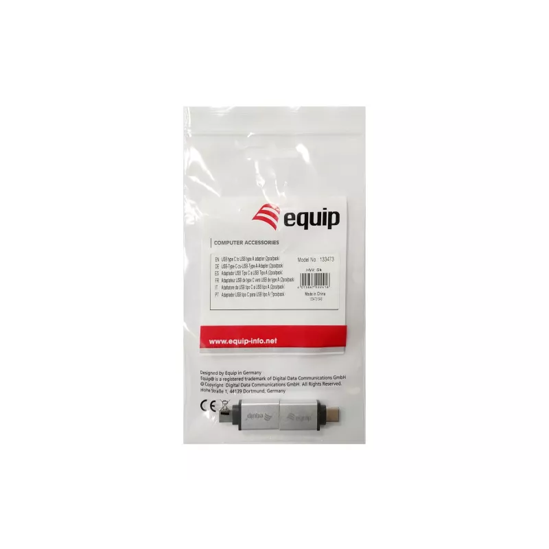 USB Type-C naar USB Type-A adapter Equip 133473