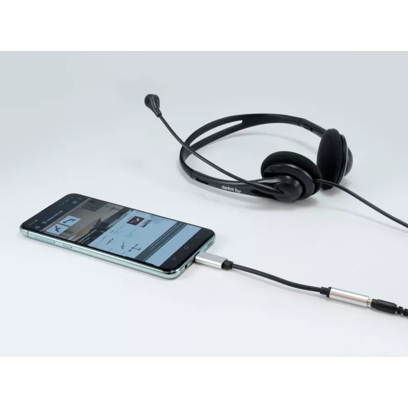 Equip USB-C naar 3,5 mm audio-DAC-adapter