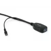 Equip 133348 USB-kabel USB 3.2 Gen 1 (3.1 Gen 1) 15 m USB A zwart
