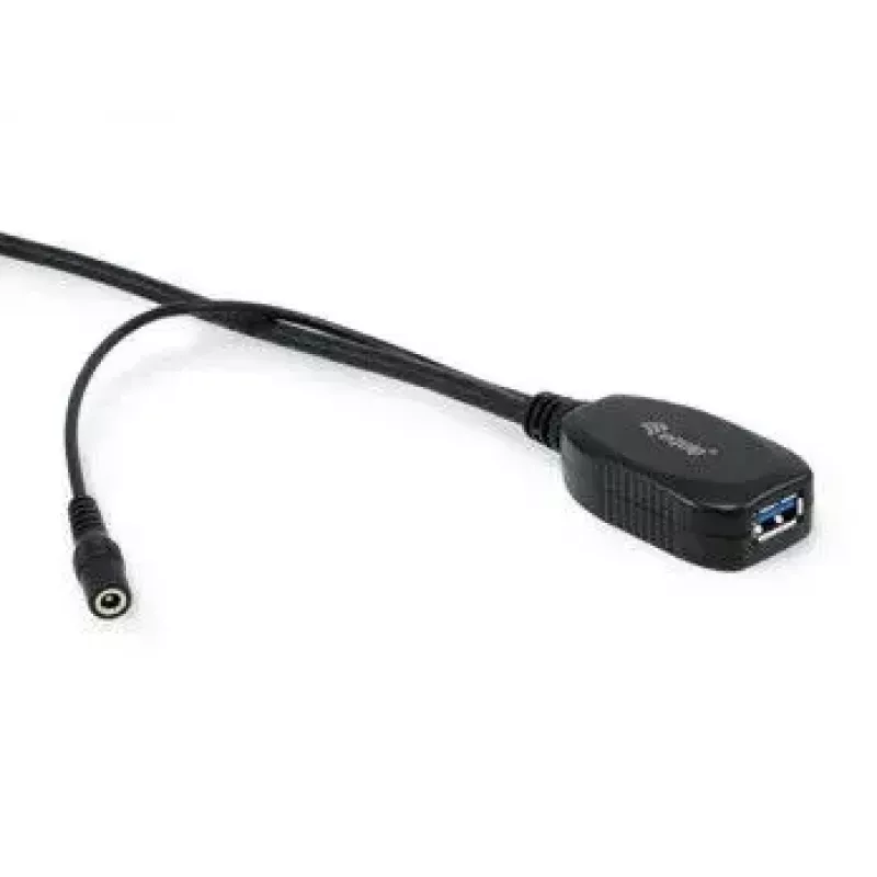 Equip 133348 USB-kabel USB 3.2 Gen 1 (3.1 Gen 1) 15 m USB A zwart