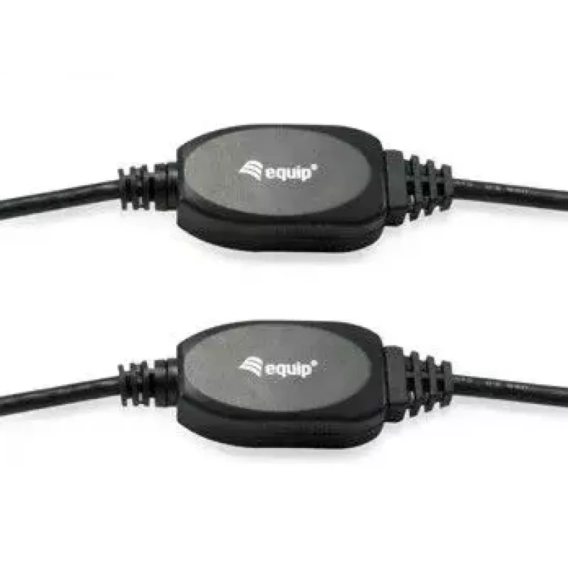 Equip 133348 USB-kabel USB 3.2 Gen 1 (3.1 Gen 1) 15 m USB A zwart