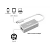 Equip USB Type-C naar RJ45 Gigabit netwerkadapter, bedraad, USB Type-C, Ethernet, 1000 Mbit/s, zilver