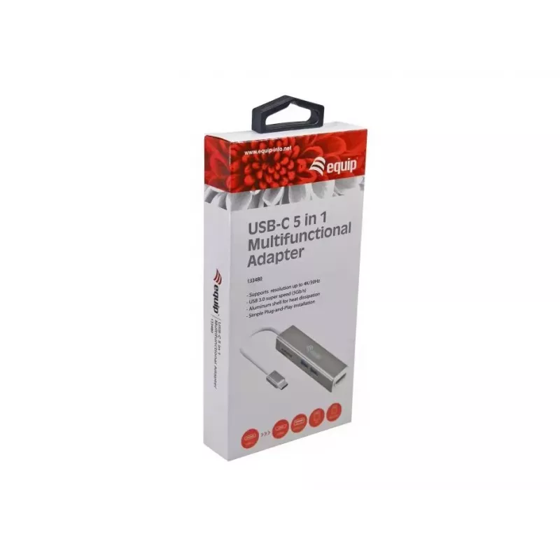 Equip USB-C 5-in-1 multifunctionele adapter