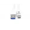 Equip USB 3.2 Gen 1 Type-C naar A kabel, M/M, 1 m, 1 m, USB A, USB C, USB 3.2 Gen 1 (3.1 Gen 1), 5 Gbit/s, wit