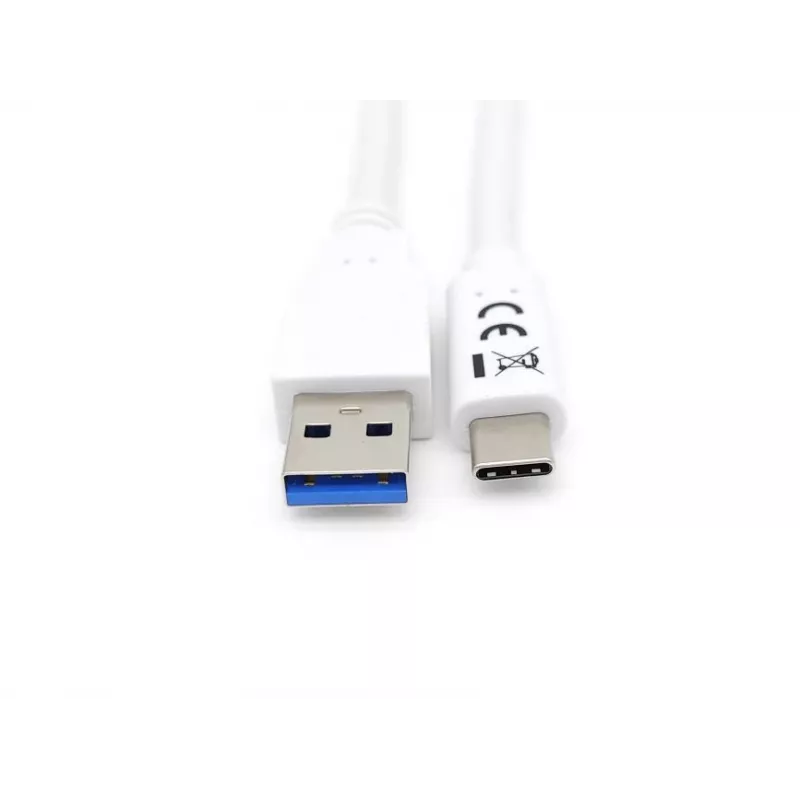 Equip USB 3.2 Gen 1 Type-C naar A kabel, M/M, 1 m, 1 m, USB A, USB C, USB 3.2 Gen 1 (3.1 Gen 1), 5 Gbit/s, wit
