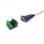 Equip USB-A naar serieel RS-422/485 DB9 adapterkabel, grijs, 1,5 m, USB Type-A, DB-9, stekker, stekker