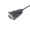 Equip USB-C naar serieel DB9 kabel M/M 1,5 m zwart