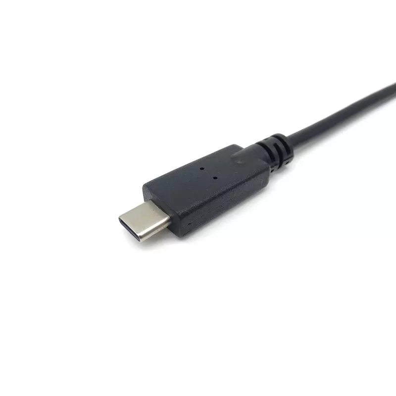 Equip USB-C naar serieel DB9 kabel M/M 1,5 m zwart