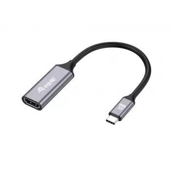 Equip USB-C naar HDMI 2.0 adapter, 4K/60Hz, 0,15 m, USB Type-C, HDMI, stekker, bus, recht