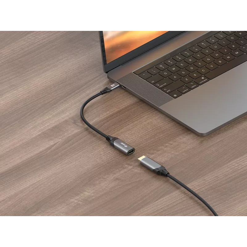 Equip USB-C naar HDMI 2.1 adapter 8K 30Hz 0.15m
