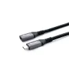 Equip USB 3.2 Gen 2 C naar C verlengkabel, M/V, 0,5 m, 4K/60Hz, 10 Gbit/s