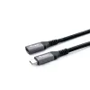 Equip USB 3.2 Gen 2 C-C verlengkabel, M/F, 1,0 m, 4K/60Hz, 10 Gbit/s