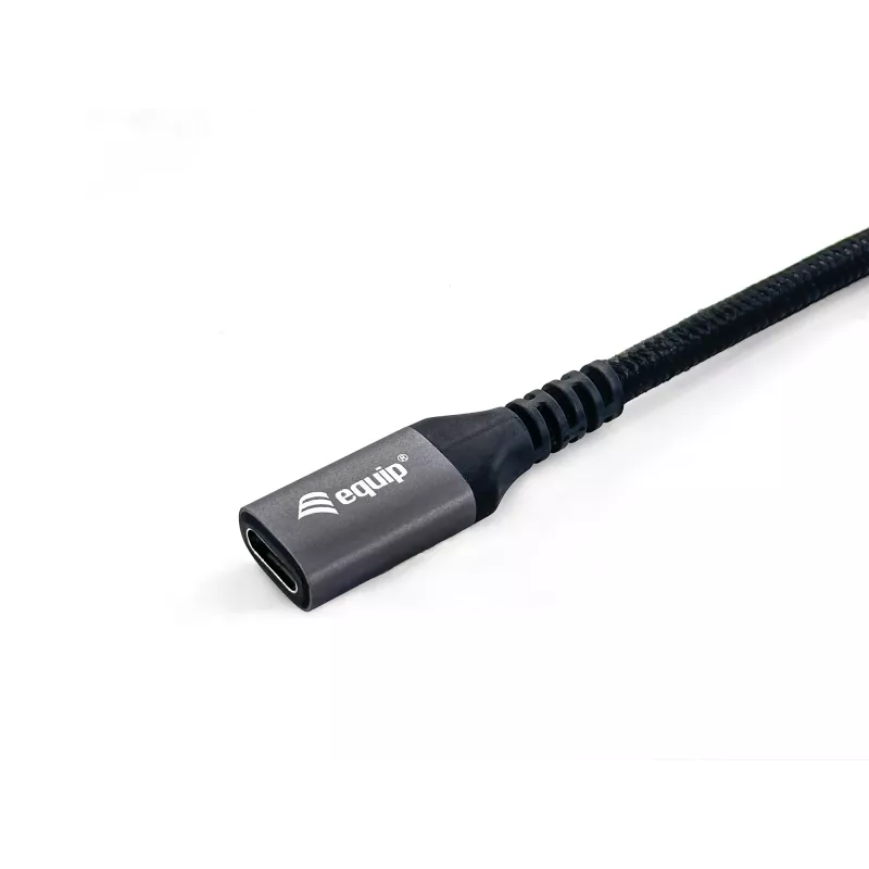Equip USB 3.2 Gen 2 C-C verlengkabel, M/F, 1,0 m, 4K/60Hz, 10 Gbit/s