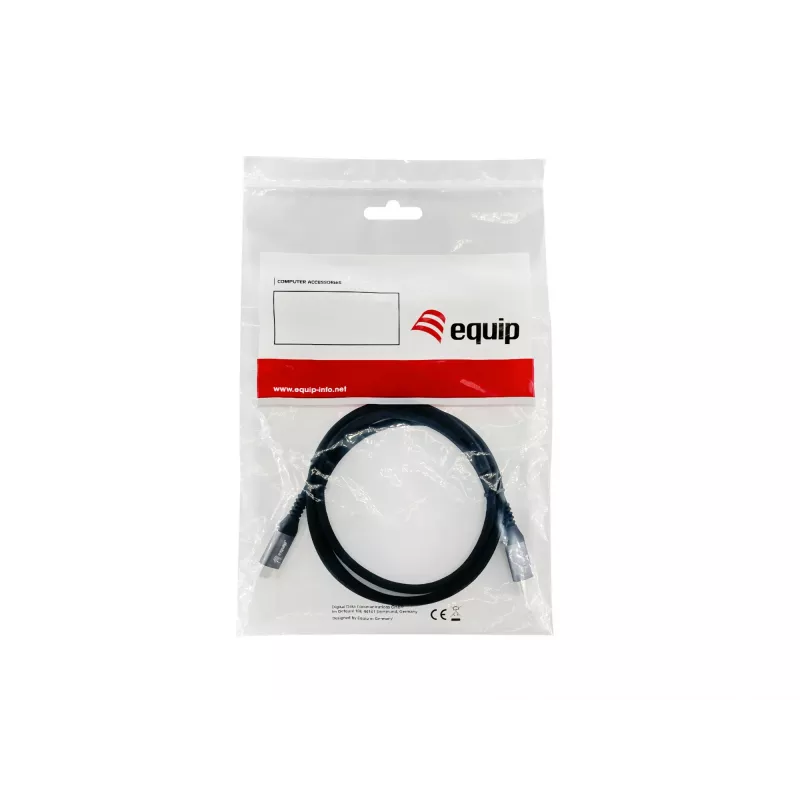 Equip USB 3.2 Gen 2 C-C verlengkabel, M/F, 1,0 m, 4K/60Hz, 10 Gbit/s