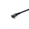 Equip USB 2.0 C naar C 90° haakse kabel, M/M, 3,0 m, 100 W met Emark-chipset