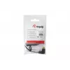 Equip USB 2.0 C naar C 90° haakse spiraalkabel M/M 1 m zwart