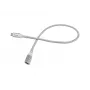 Equip USB 3.2 Gen 2 C naar C verlengkabel, 0,5 m, M/F, 4K/60Hz, 10 Gbit/s, wit