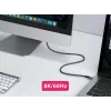 Equip USB 4 Gen 3 C naar C kabel, M/M, 2,0 m, PD3.1 240 W, 8K/60 Hz, 40 Gbit/s, zwart