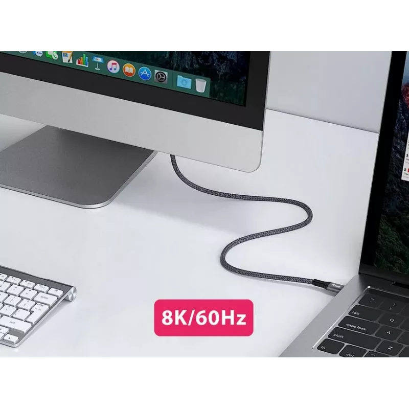 Equip USB 4 Gen 3 C naar C kabel, M/M, 2,0 m, PD3.1 240 W, 8K/60 Hz, 40 Gbit/s, zwart